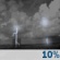 Slight Chc T-Storms. Chance for Measurable Precipitation 10% Slight Chc T-Storms. Chance for Measurable Precipitation 10%