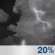 Isolated T-Storms. Chance for Measurable Precipitation 20% Isolated T-Storms. Chance for Measurable Precipitation 20%